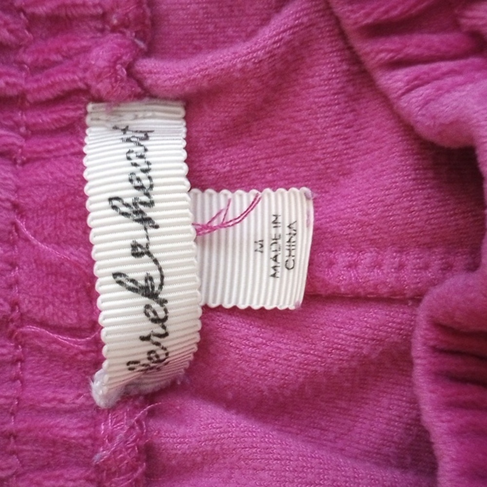 Derek Heart Super Soft Velour Crop Wide Leg Pants M Fuschia 50off3 - Picture 4 of 8